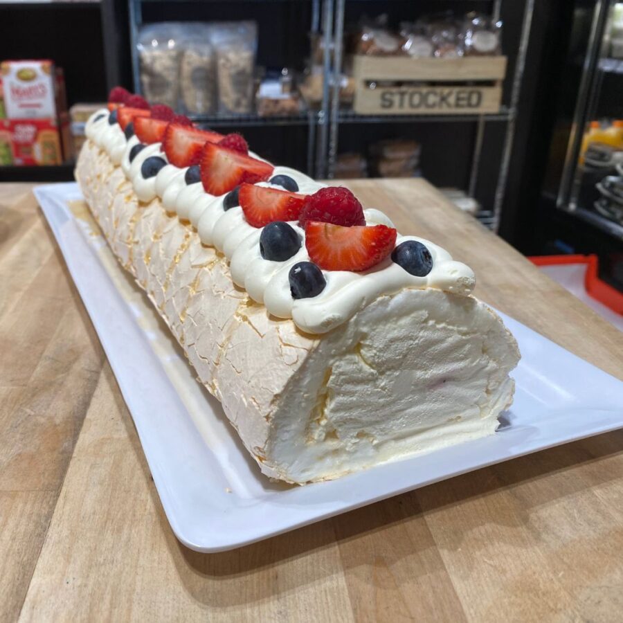 Berry Pavlova Roulade